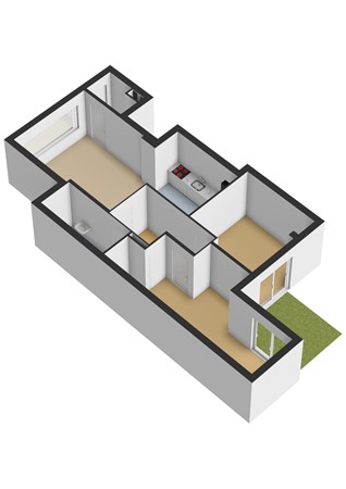 Floorplan - Sloterkade 74H, 1058 HH Amsterdam